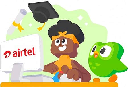 ஏா்டெல் வாடிக்கையாளா்களுக்கு ‘சூப்பா் டூயோலிங்கோ’ இலவச சந்தா