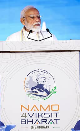 நமோ ஃபார் விக்சித் பாரத் நிகழ்வில் பிரதமர் மோடி!
