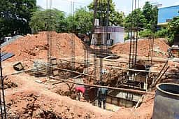 தினமணி செய்தி எதிரொலி: வடலூா் காவல் நிலைய புதிய கட்டடம் கட்டுமானப் பணி தொடக்கம்