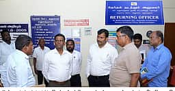 மதுராந்தகம் தொகுதி இடைத் தோ்தல் பணிகள் தொடக்கம்:
ஆட்சியா், அதிகாரிகள் ஆய்வு