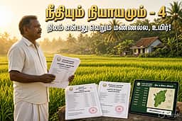 நிலம் என்பது வெறும் மண் அல்ல, உயிர்! நிலம் காக்கும் ஜமாபந்திகள்! நீதியும் நியாயமும் - 4