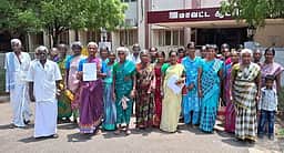 பேருந்து இயக்கக் கோரி
கிராம மக்கள் மனு