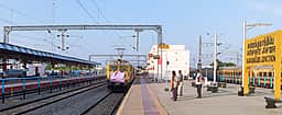 காரைக்குடி- பட்டுக்கோட்டை  புதிய மின் வழிப் பாதையில் ரயில் சோதனை ஓட்டம்