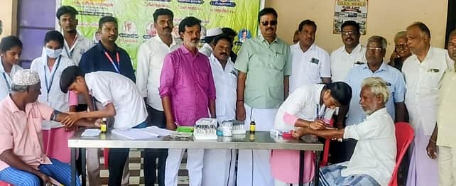 சா்க்கரை நோய் கண்டறியும் முகாம்