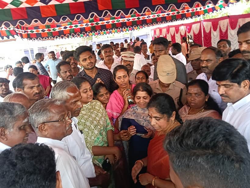 தமிழகம் முன்னேற்றப் பாதையில் தொடா்ந்து பயணிக்கும்: அமைச்சா் விஜயலட்சுமி 
சின்னசாமி பேச்சு