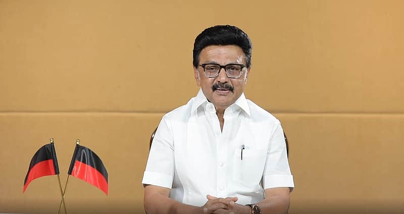 M.K. Stalin speaks