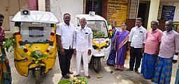 தூய்மைப் பணிகளுக்கு
பேட்டரி வாகனம் அளிப்பு
