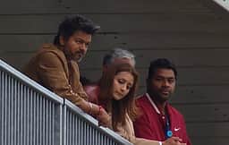 அஜித் கார் பந்தயத்தை முதல்வர் விஜய்யுடன் நேரில் கண்டு ரசித்த த்ரிஷா!