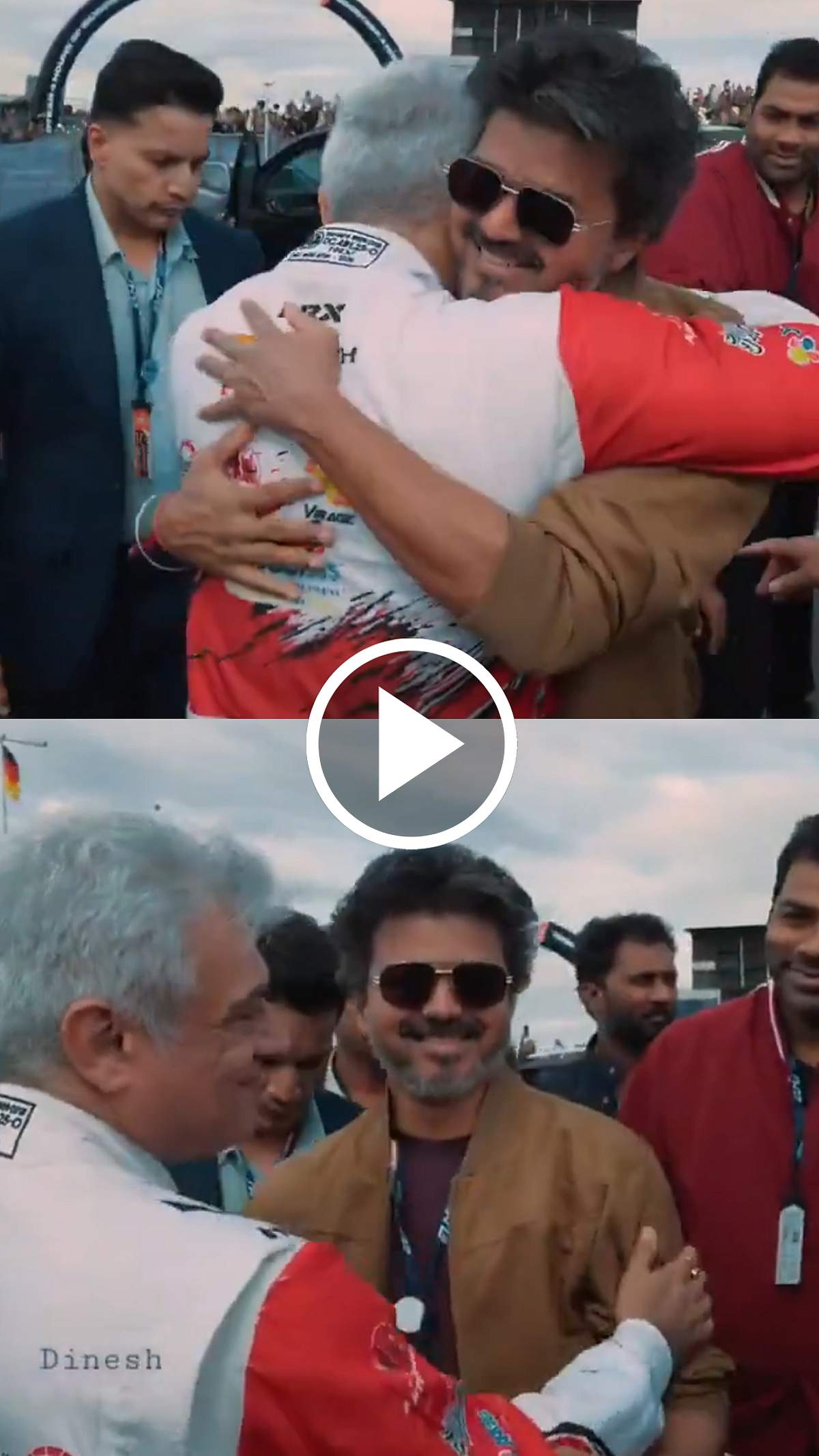 அஜீத்தை ஓடிவந்து கட்டிப்பிடித்த முதல்வர் விஜய்! | Vijay | Ajith