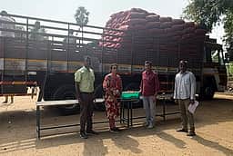 ரேஷன் கடைகளில் குறைந்த விலையில் விற்க 50 மெட்ரிக். டன் பல்லாரி வெங்காயம் வருகை