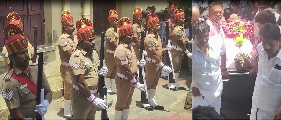 அரசு மரியாதையுடன் சாலமன் பாப்பையா உடல் தகனம்!