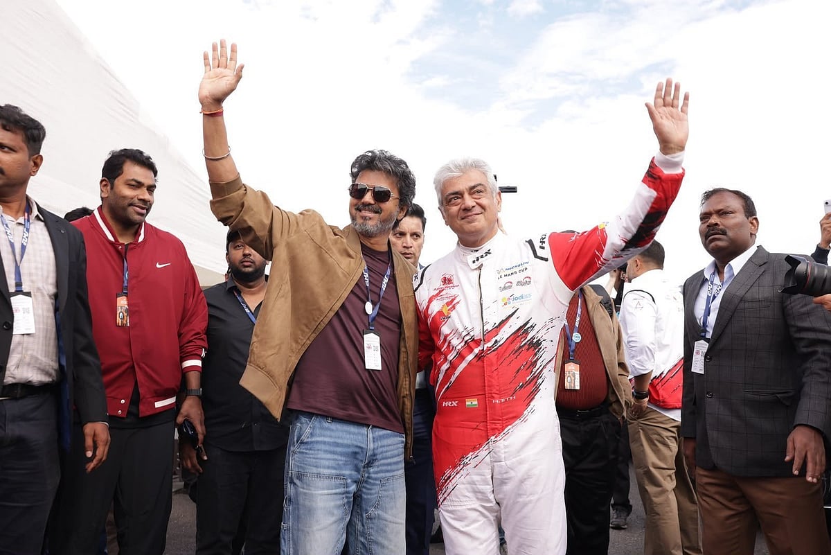 அஜித் பங்கேற்கும் கார் பந்தயத்தை முதல்வர் விஜய் தொடங்கி வைத்தார்!