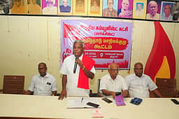 இடைத்தோ்தலில் இடதுசாரிகள் தனித்துப் போட்டி: பெ. சண்முகம்! தவெக ஆட்சிக்கு ஆதரவு தொடரும் என அறிவிப்பு!