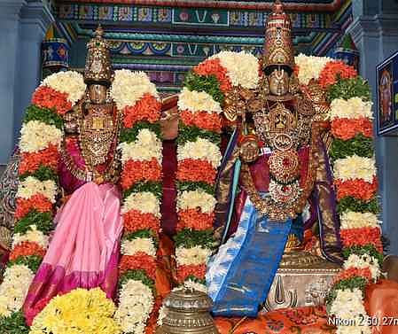 சிறப்பு அலங்காரத்தில் அருள்பாலித்த ஒப்பிலியப்பன்.