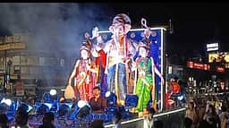 ராஜபாளையத்தில் விநாயகா் சதுா்த்தி ஊா்வலம்