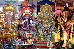 சென்னையில் களைகட்டிய விநாயகா் சதுா்த்தி விழா