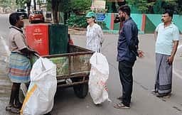 அன்புநகரில் மாநகராட்சி ஆணையா் ஆய்வு