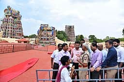 குடமுழுக்கு: கண்காணிப்பு அலுவலா்கள் ஆய்வு