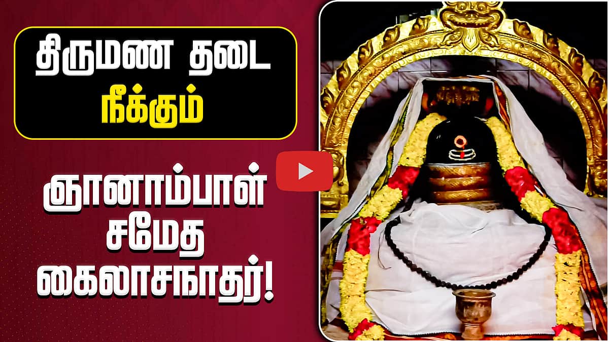 திருமண தடை நீக்கும் ஞானாம்பாள் சமேத கைலாசநாதர் ஆலயம்! | திருக்கோயில் வலம் | DINAMANI
