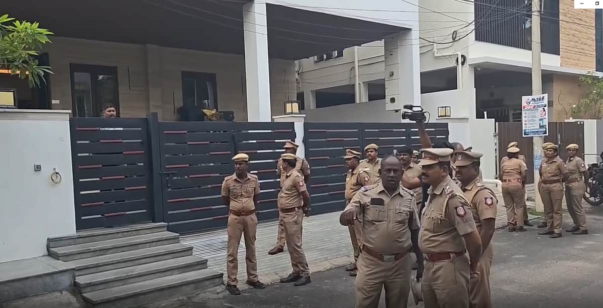அன்பில் மகேஸ் வீட்டில் குற்றப்பிரிவு போலீசார் சோதனை!