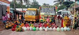ஆண்டிபட்டி அருகே
குடிநீா் கோரி சாலை மறியல்