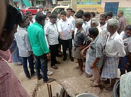 வள்ளியூா் பேரூராட்சியில் எம்எல்ஏ ஆய்வு