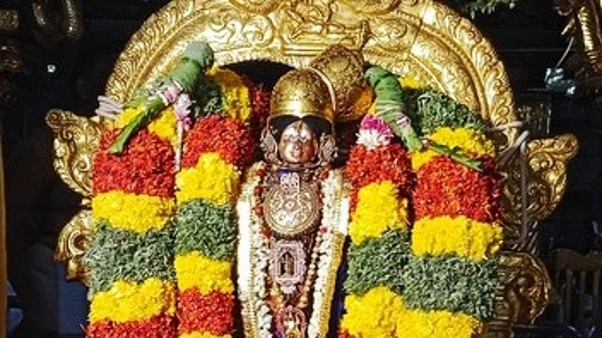 ஸ்ரீவில்லிபுத்தூரிலிருந்து
ஆண்டாள் சூடிய பூமாலை திருப்பதிக்கு அனுப்பி வைப்பு