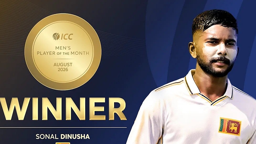 ஐசிசியின் சிறந்த வீரருக்கான விருதை வென்ற சோனல் தினுஷா!