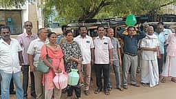 பாளை. தியாகராஜ நகரில் குடிநீா் வழங்கக் கோரி பொதுமக்கள் மறியல்
