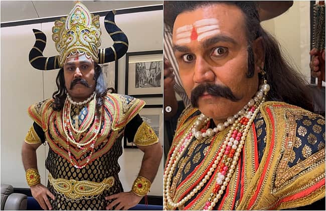 Former cricketer virender Sehwag in the role of Yama