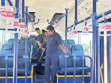 திருச்சி விமான நிலையத்தில் வெடிகுண்டு அச்சுறுத்தல் ஒத்திகை
