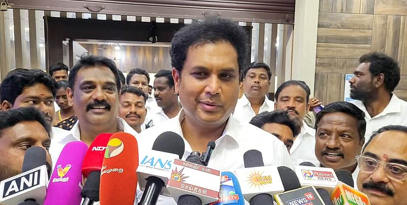 People oppose TVK candidate wherever he goes: TRB Rajaa