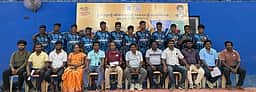 மாவட்ட கபடி போட்டி: நாலுமாவடி காமராஜ் பள்ளி முதலிடம்