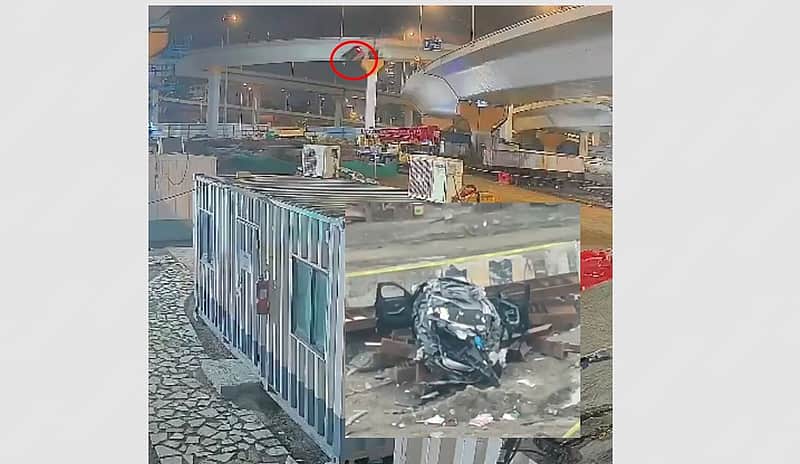 Speeding BMW Falls Off Mumbai Coast Road Bridge, 3 Dead