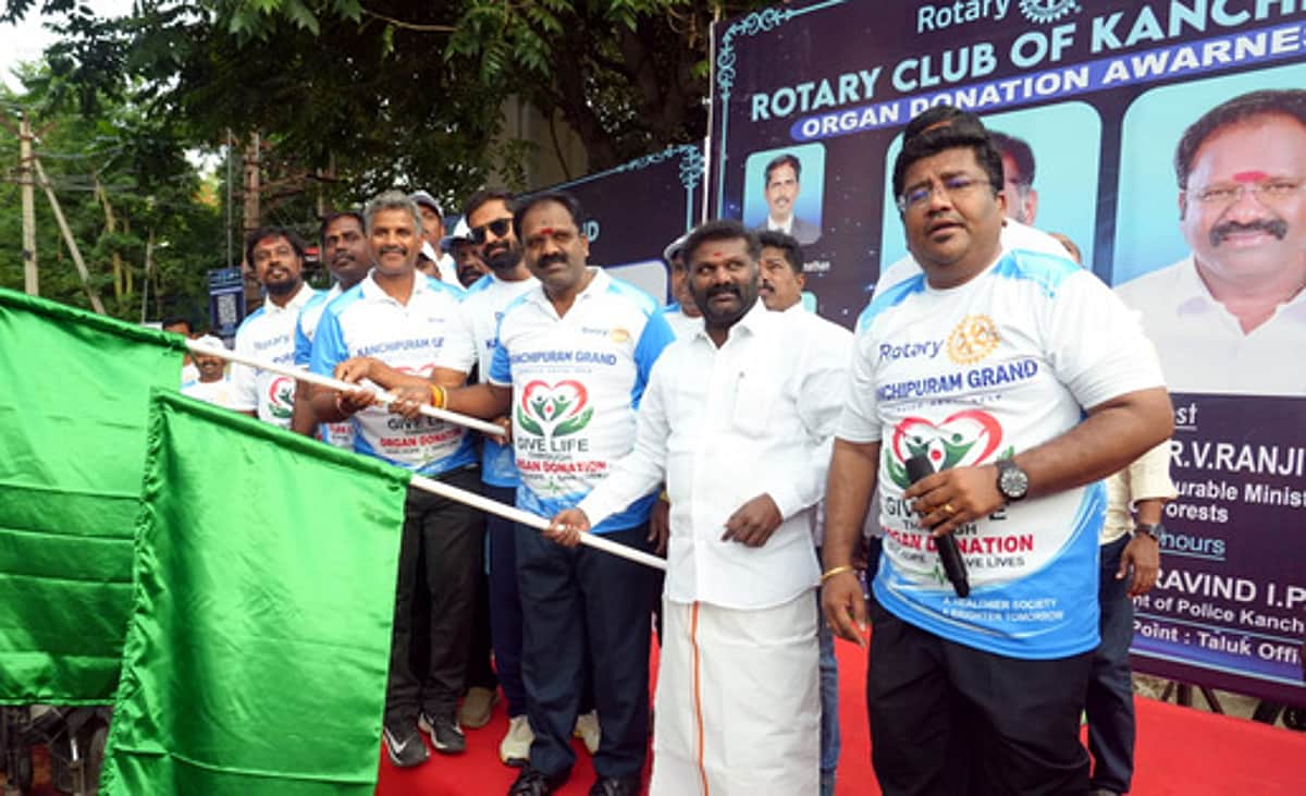 உடலுறுப்பு தான விழிப்புணா்வு பேரணி: அமைச்சா்கள் தொடங்கி வைத்தனா்