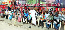 மாணவா் மா்ம மரணம் விவகாரம்:
கோ. புதூரில் உண்ணாவிரதம்