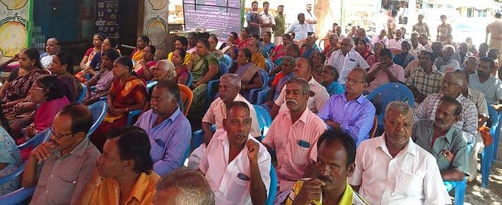 திருச்சேறையில் பட்டா கோரி 
காத்திருப்பு போராட்டம்