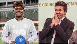 தங்கம் வென்ற மதுரை கிரிக்கெட் வீராங்கனைக்கு ரூ. 75 லட்சம்: முதல்வர் விஜய் அறிவிப்பு!