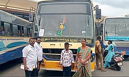 விபத்து இழப்பீடு வழங்காததால்
அரசுப் பேருந்து ஜப்தி