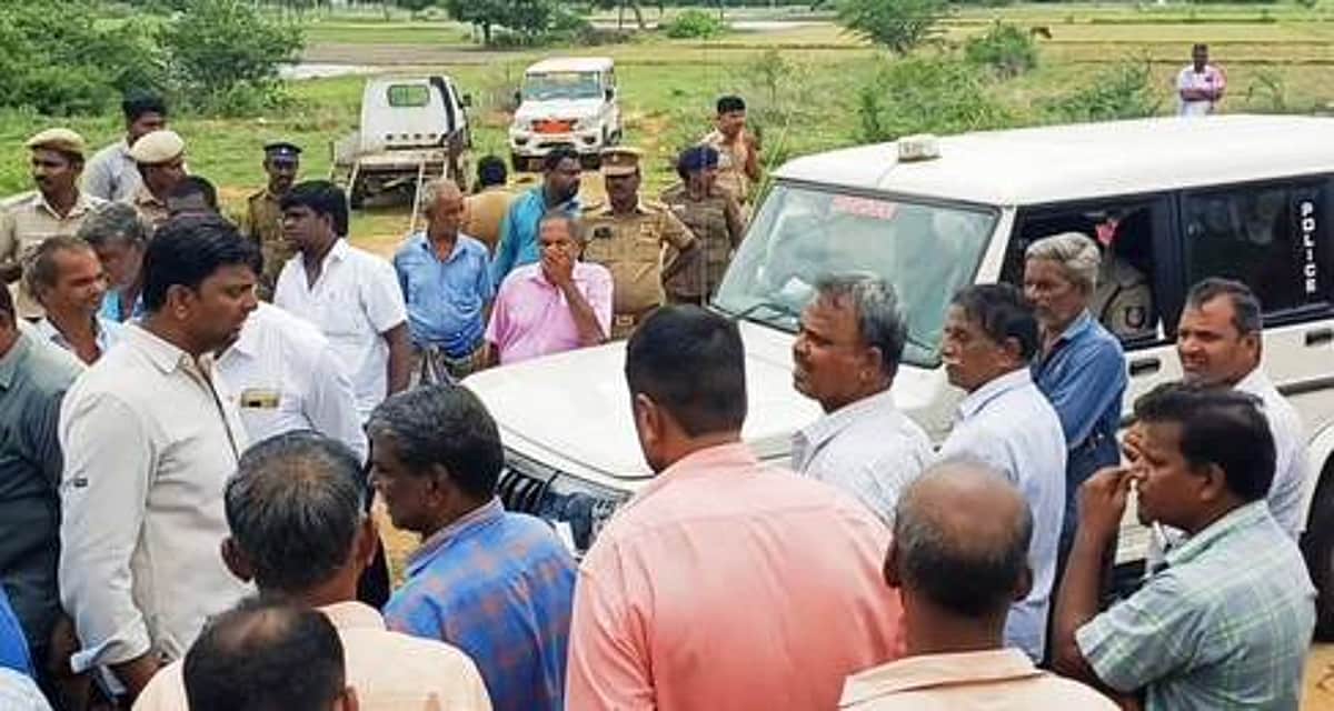 சோளிங்கா் அருகே கழிவுநீா் சுத்திகரிப்பு நிலையம் அமைக்க எதிா்ப்பு