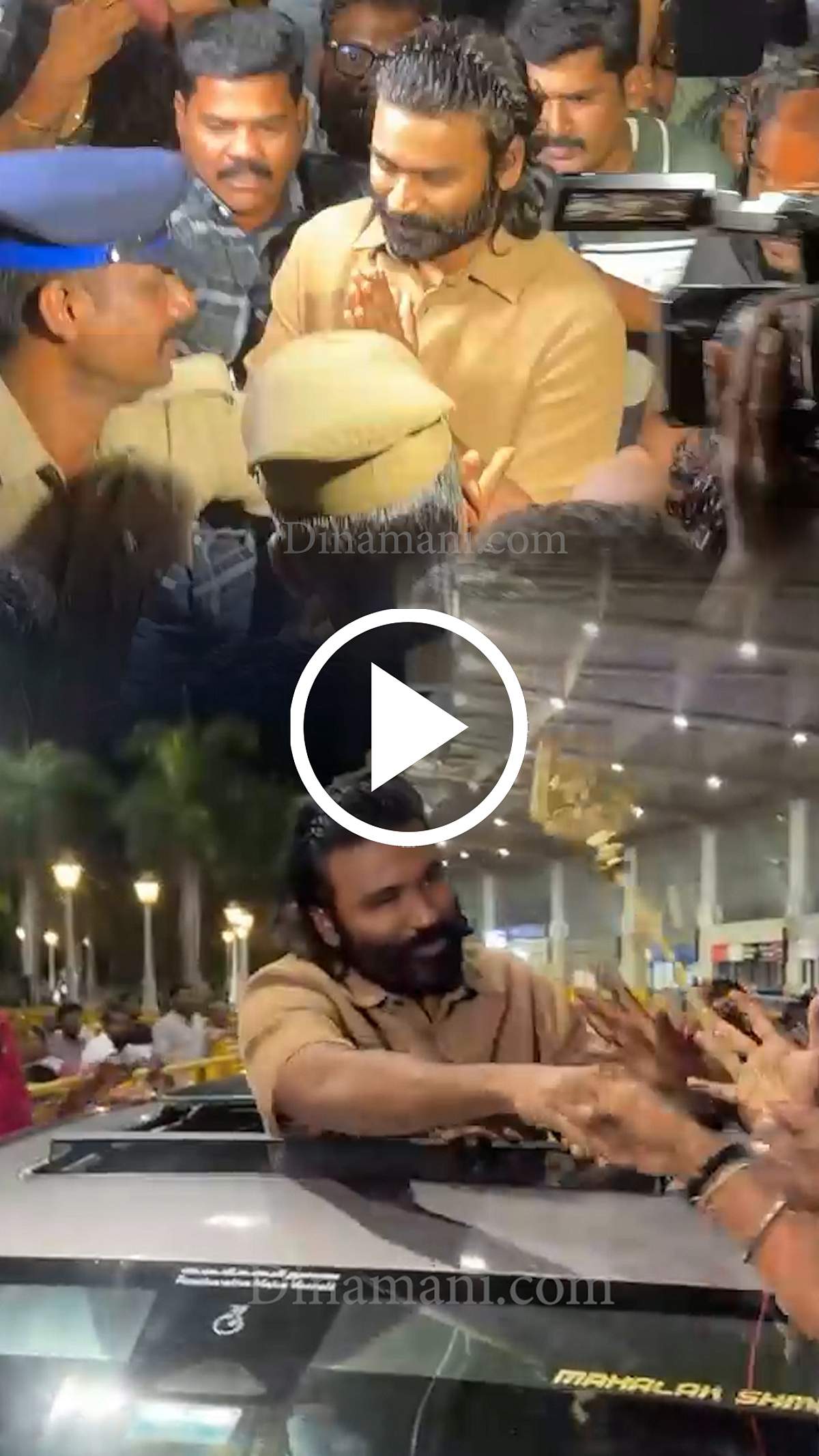 மதுரையில் நடிகர் தனுஷ்! மாலை அணிவித்து வரவேற்ற ரசிகர்கள்! | Kollywood