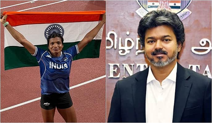 ஆசிய விளையாட்டில் வெண்கலம் வென்ற பரணிகாவுக்கு ரூ. 30 லட்சம்: முதல்வர் விஜய் அறிவிப்பு!