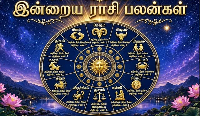 இன்றைய ராசி பலன்கள் (26.9.2026) 12 ராசிகளுக்கும்! வெற்றி உங்களைத் தேடி வரும்!