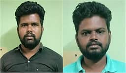 வீடு மீது பெட்ரோல் குண்டு வீச்சு: 2 போ் கைது