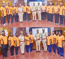 ஊா்க்காவல் படை மாநில விளையாட்டுப் போட்டி: கடலூா் வீரா்கள் சாதனை