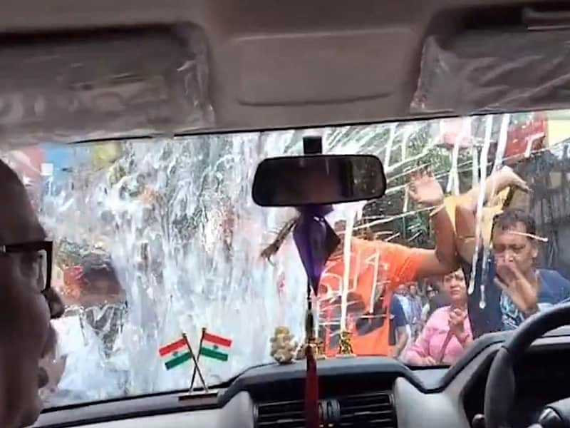 Mamata camp''s TMC MLA claims car attacked twice in 2 days