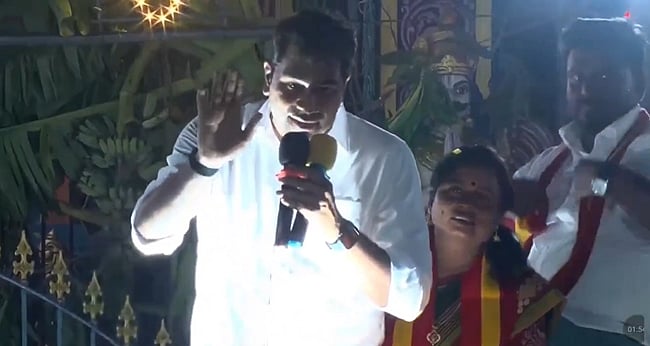 மதுராந்தகத்தில் திமுக வென்றால், பதவியை ராஜிநாமா செய்கிறேன்: உதயநிதிக்கு ஆதவ் அர்ஜுனா சவால்