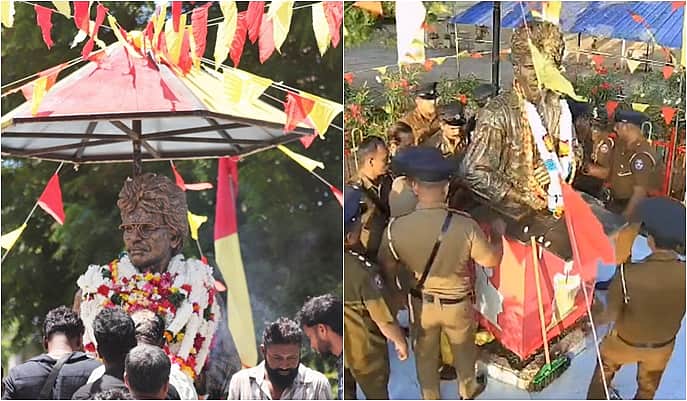 இலங்கை: விடுதலைப்புலிகள்
அமைப்பின் திலீபன் சிலை அகற்றம்!