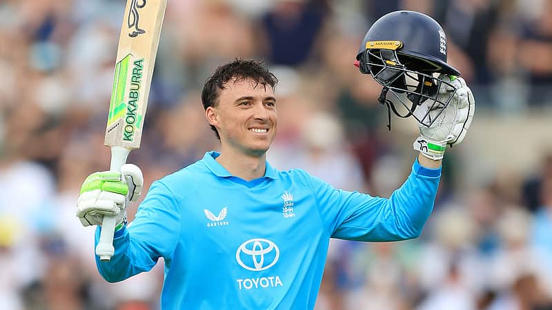 Tom Banton expressed his joy after smashing a century.