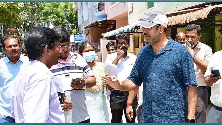 டெங்கு காய்ச்சல் தடுப்புப் பணி: 
மாநகராட்சி ஆணையா் ஆய்வு